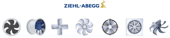 AxialFan carry a variety of motors from Ziehl-Abegg